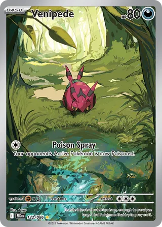 Venipede (Black Bolt 132/086)